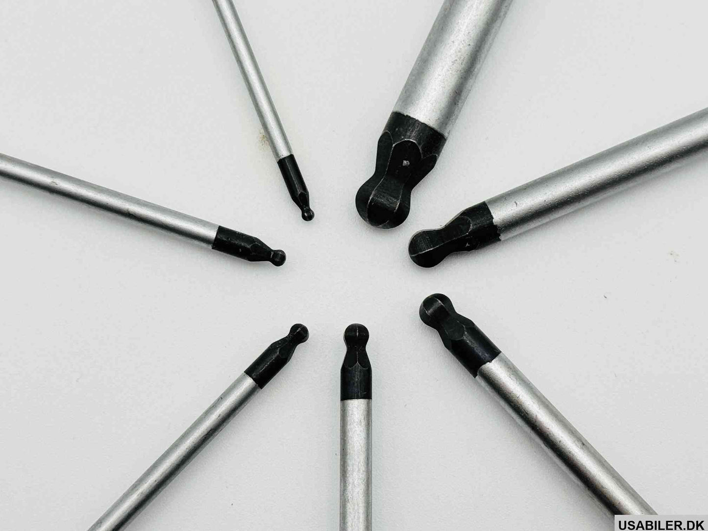 BETA 1293BP Set of 7 ball head hexagon drivers with handles