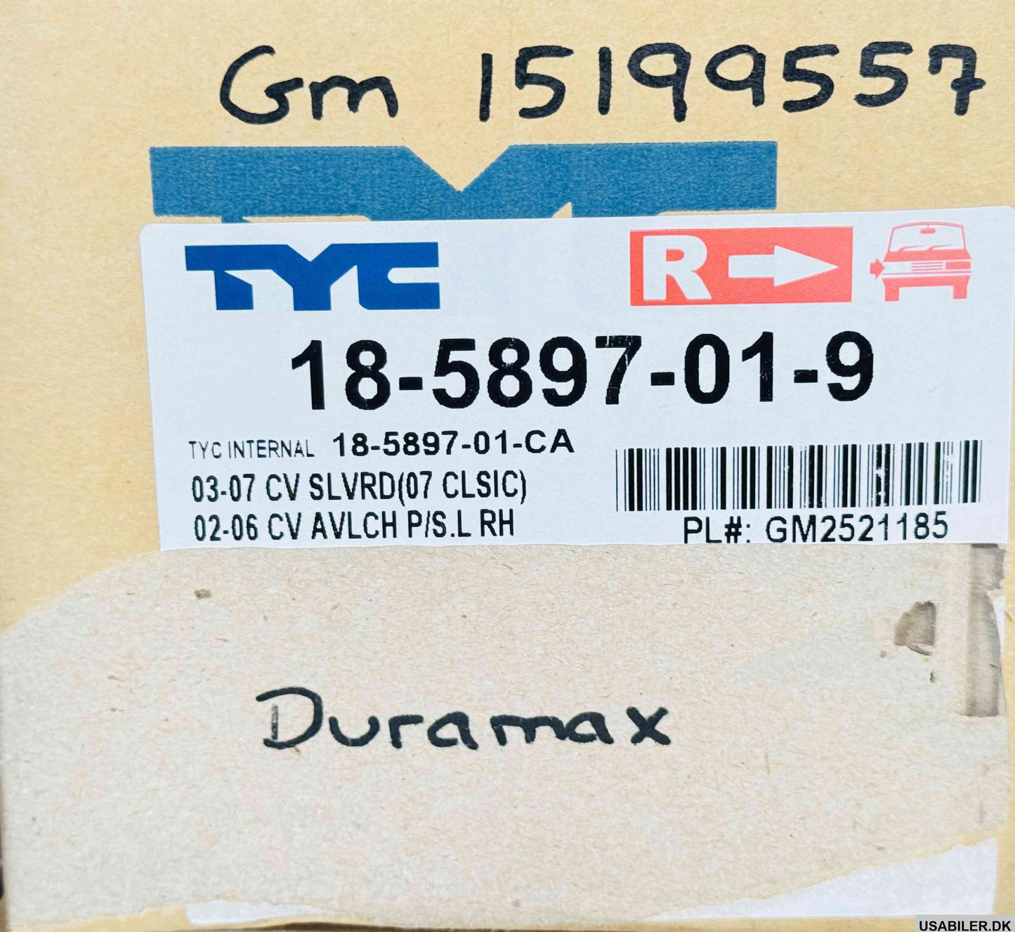 GM 15199557 Lamp Assembly, Daytime Running & Front Side Marker & P
