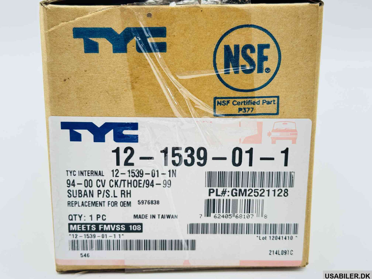 GM 5976838 GM2521128 Park Lamp RH