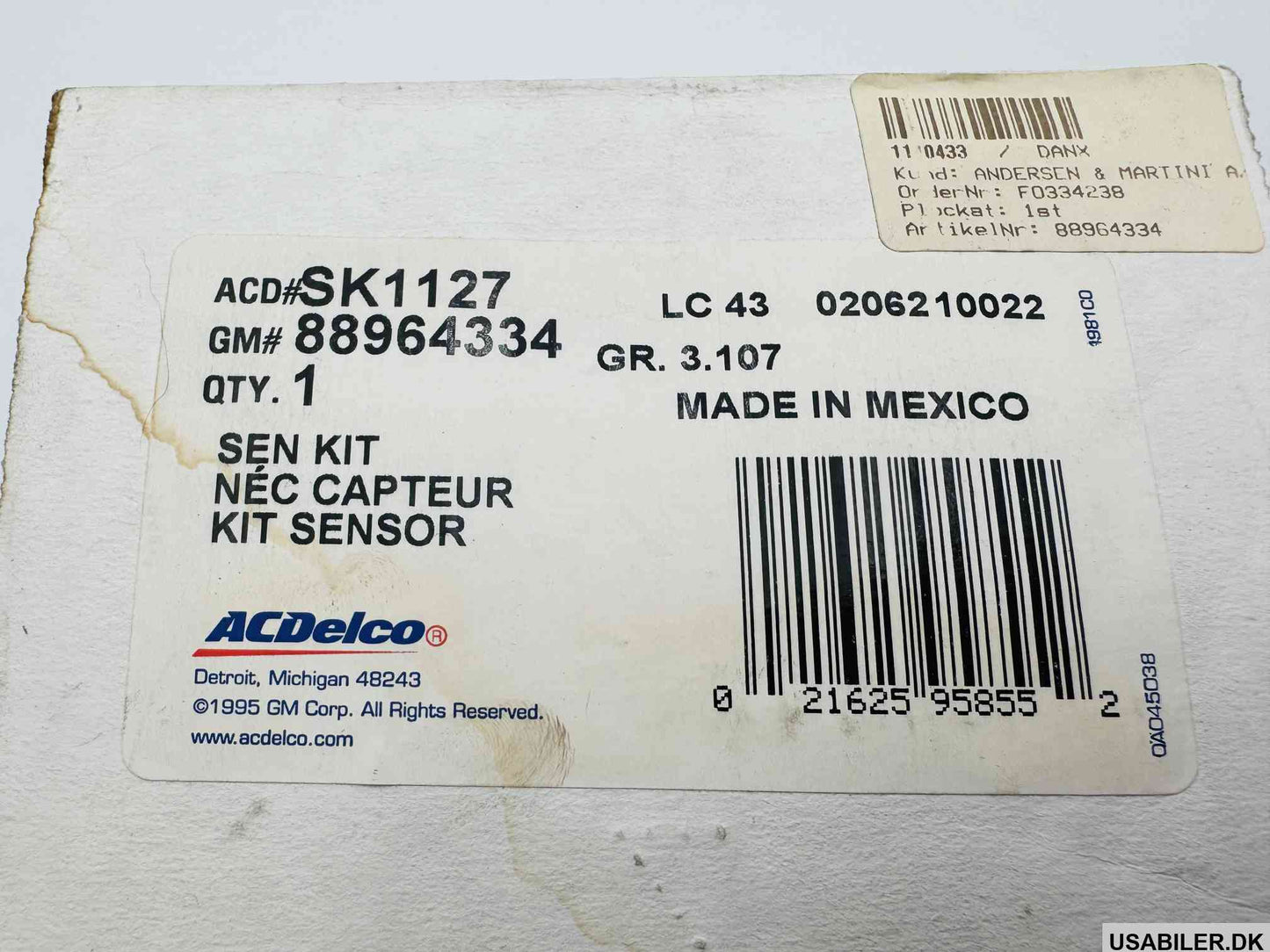 GM 88964334 Fuel Level Sensor