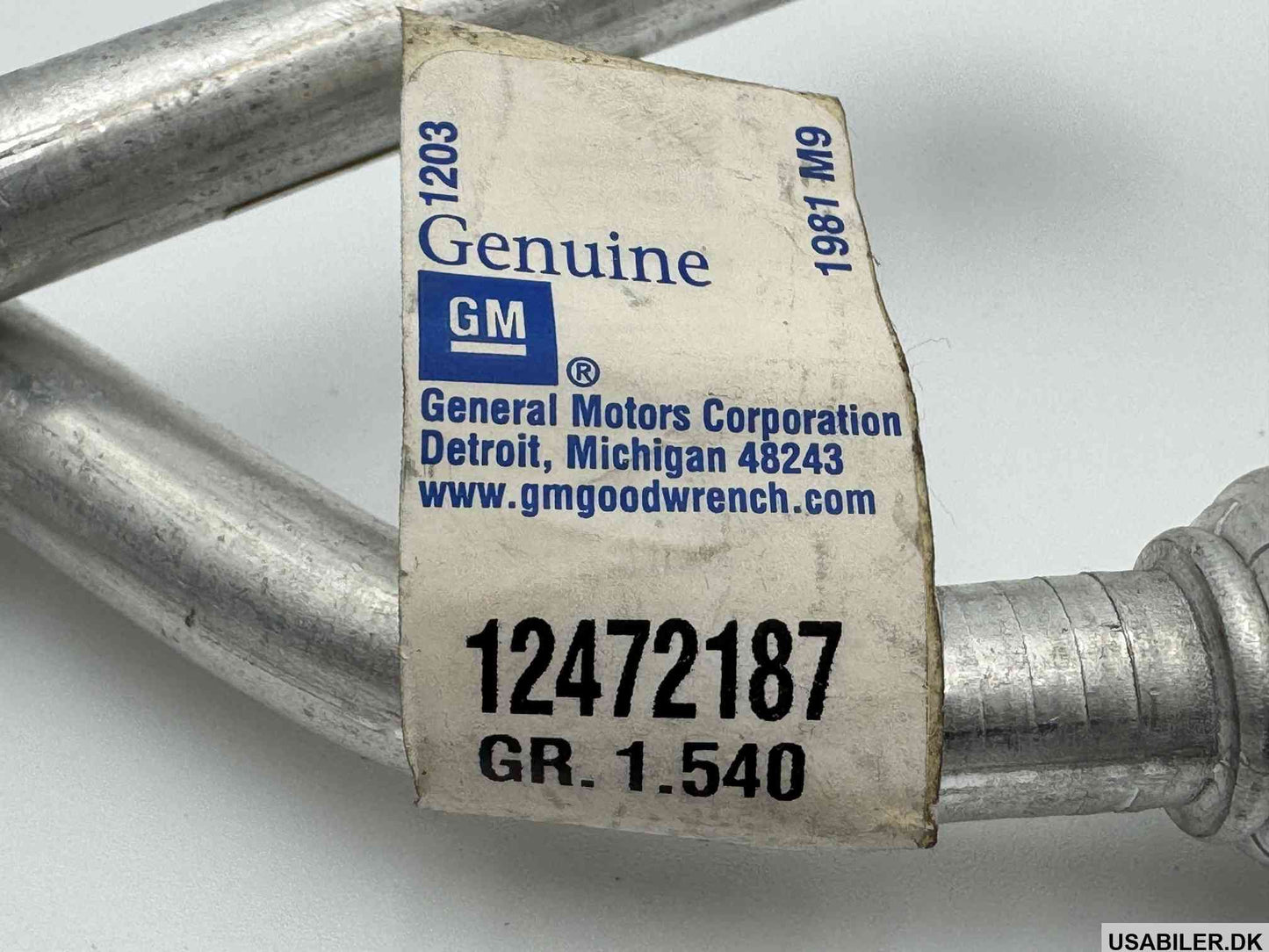 GM 12472187 Engine Oil Cooler Inlet Hose Assembly