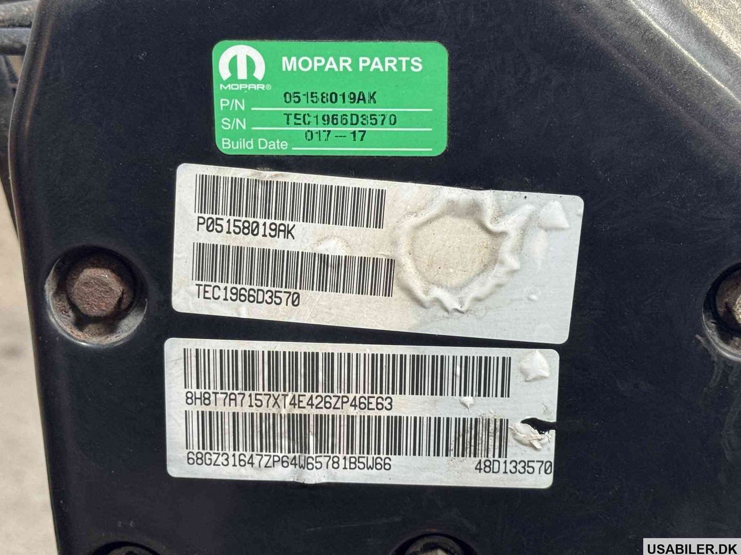 MOPAR 05158019AK RAM 1500 - 3.0L Eco Diesel Engine