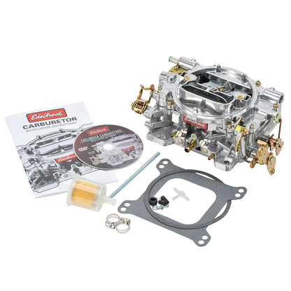 Performer karburator #1405 600 CFM med manuel choke, satin finish (uden EGR)