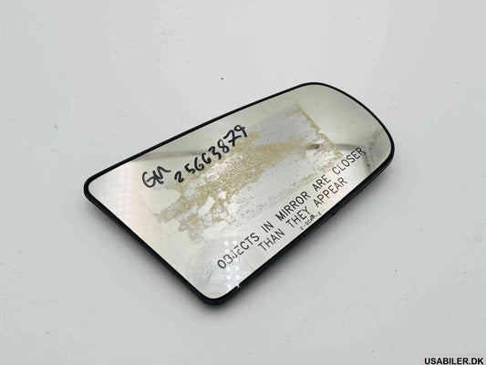 GM 25663879 Glass Mirror, Outside, Passenger Side