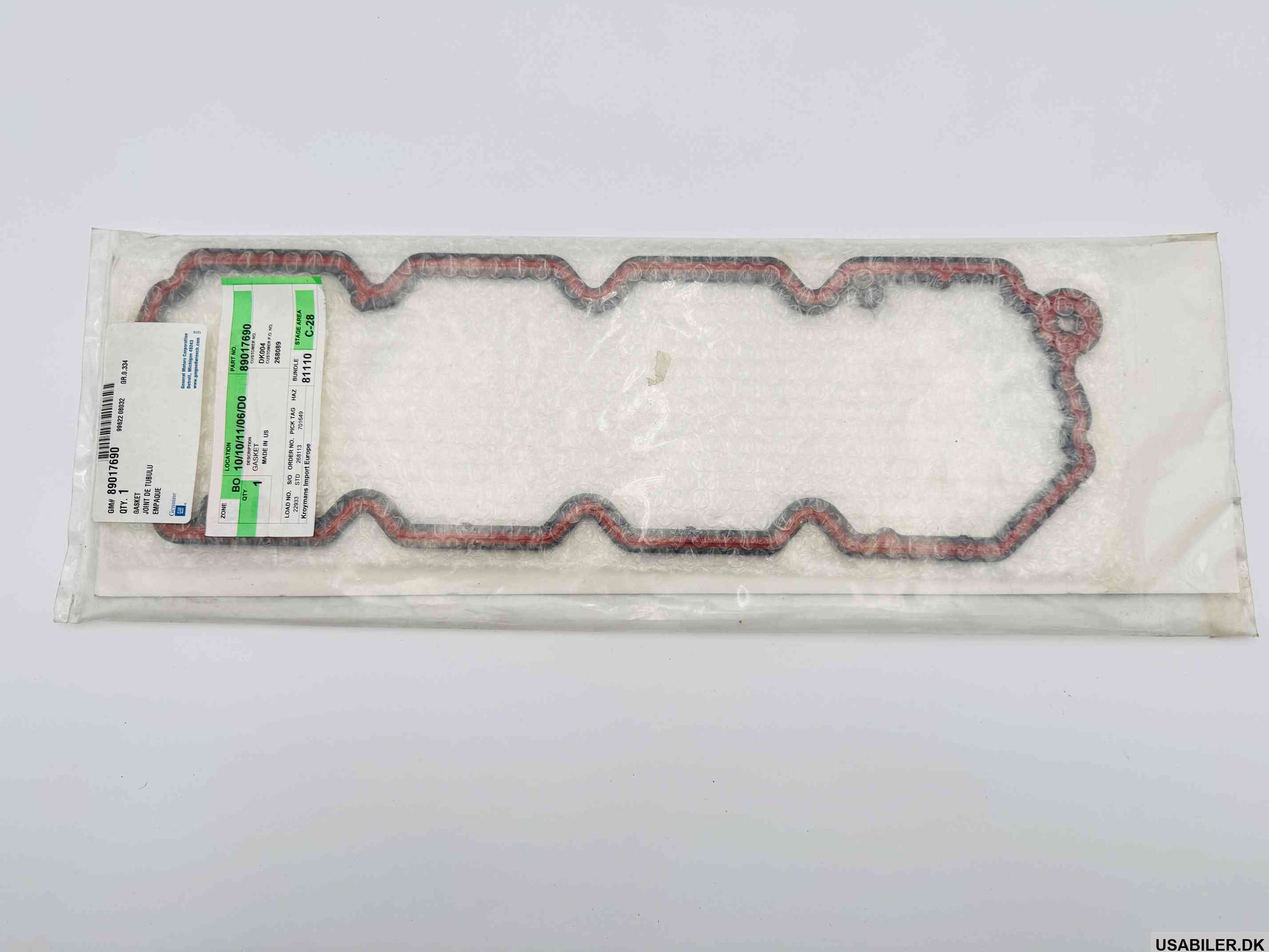 GM 89017690 Gasket,Valve Lifter Oil Upper Manifold