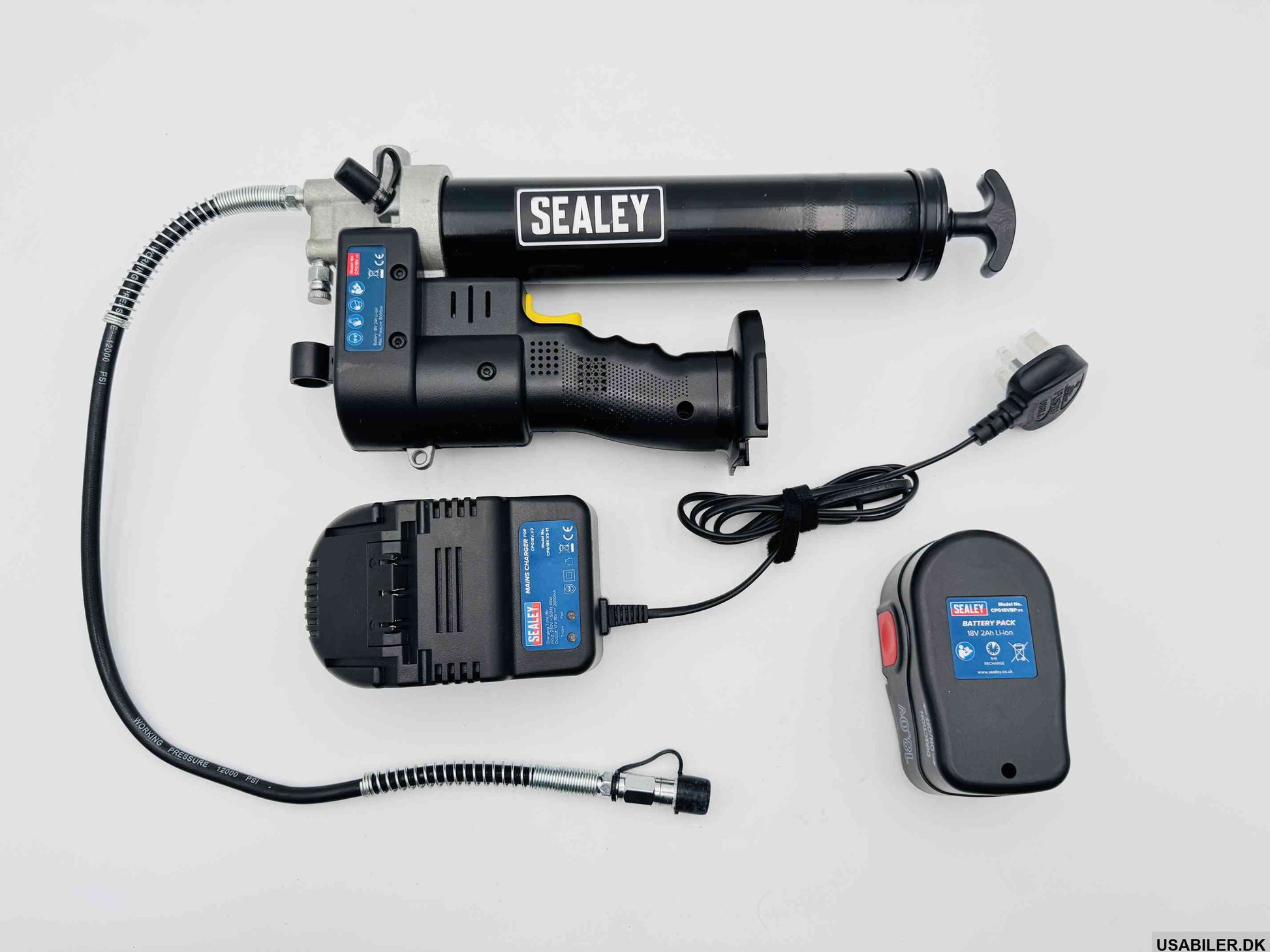 SEALEY CPG18V Cordless Grease Gun 18v