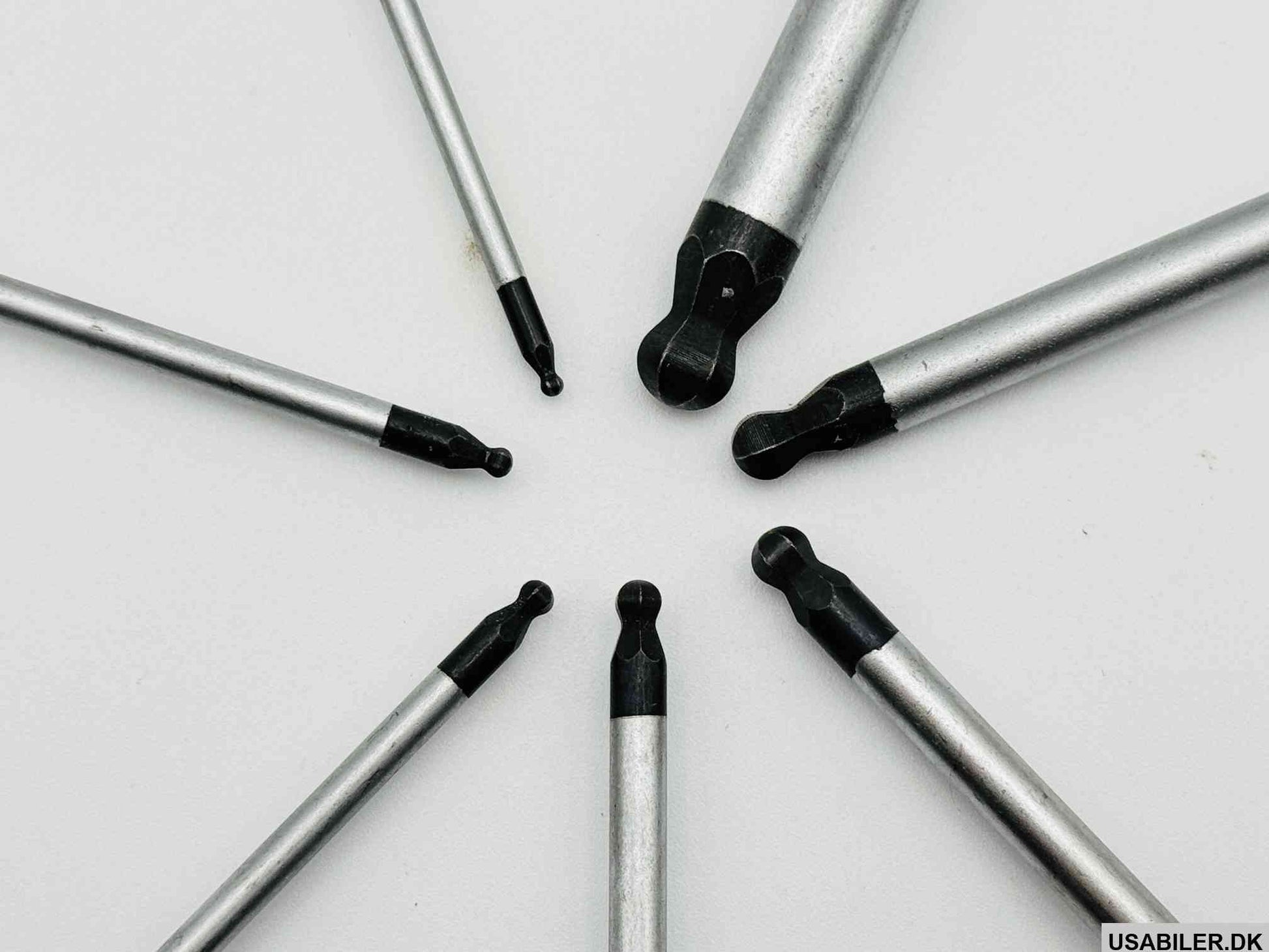BETA 1293BP Set of 7 ball head hexagon drivers with handles