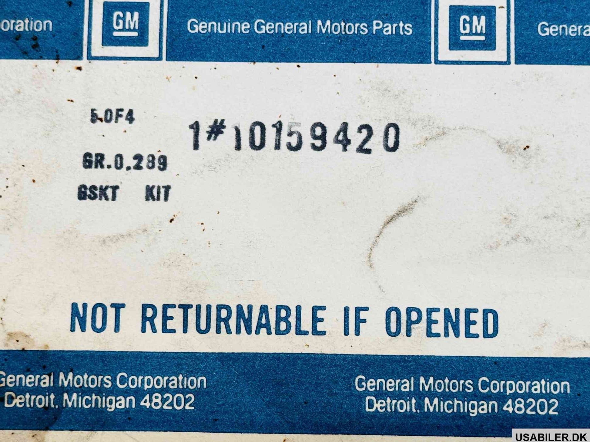 GM 10159420 Gasket Kit, Engine Cylinder Head