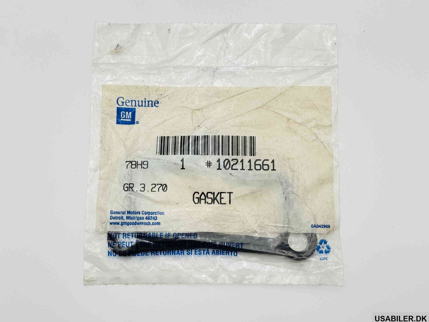 GM 10211661 Gasket,Center Intake Manifold