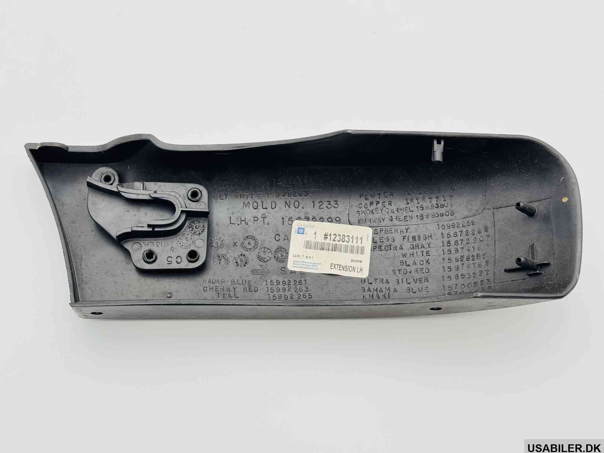 GM 12383111 Extension, Front and Rear Bumper