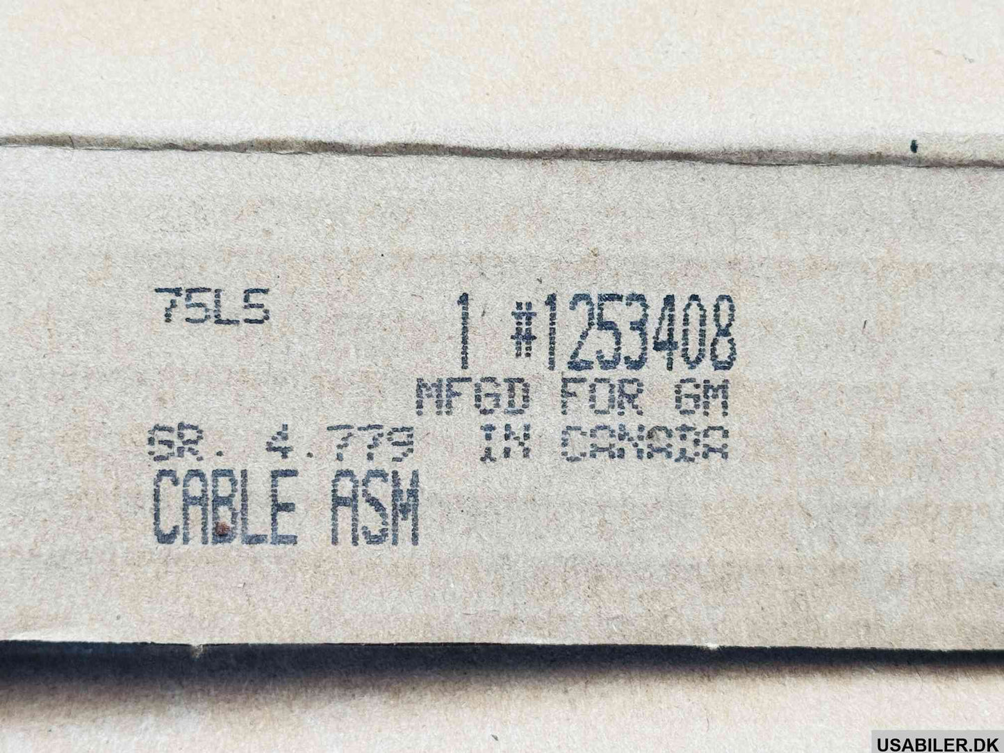 GM 1253408 Cable, Parking Brake Rear