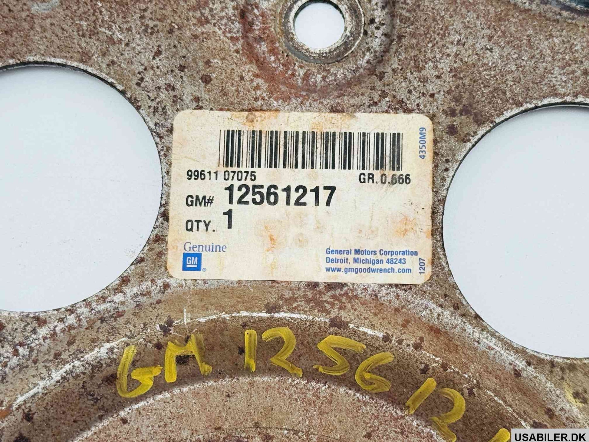 GM 12561217 Engine Crankshaft FLYWHEEL