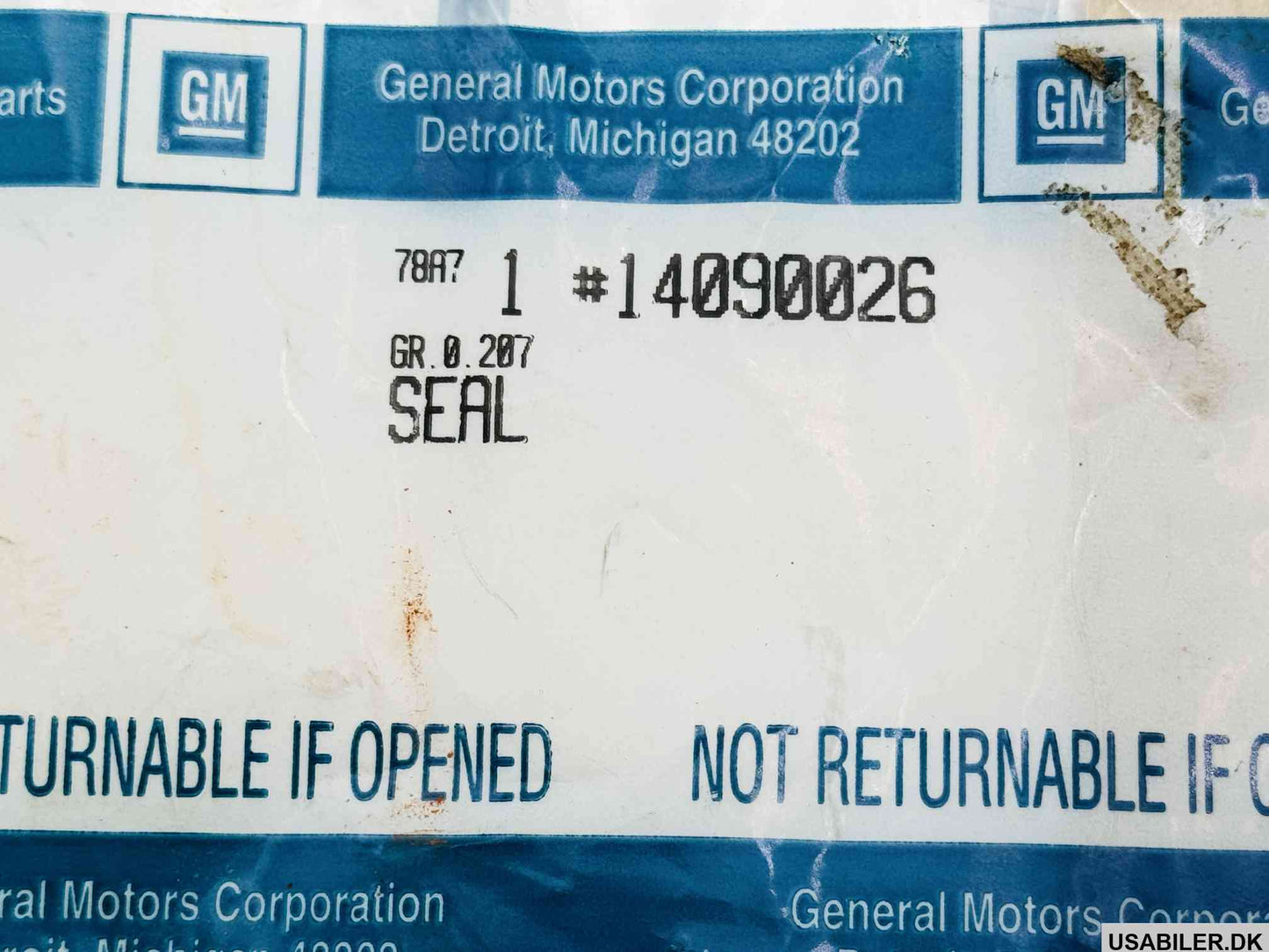 GM 14090026 Seal,Engine Front Cover, 2,2L