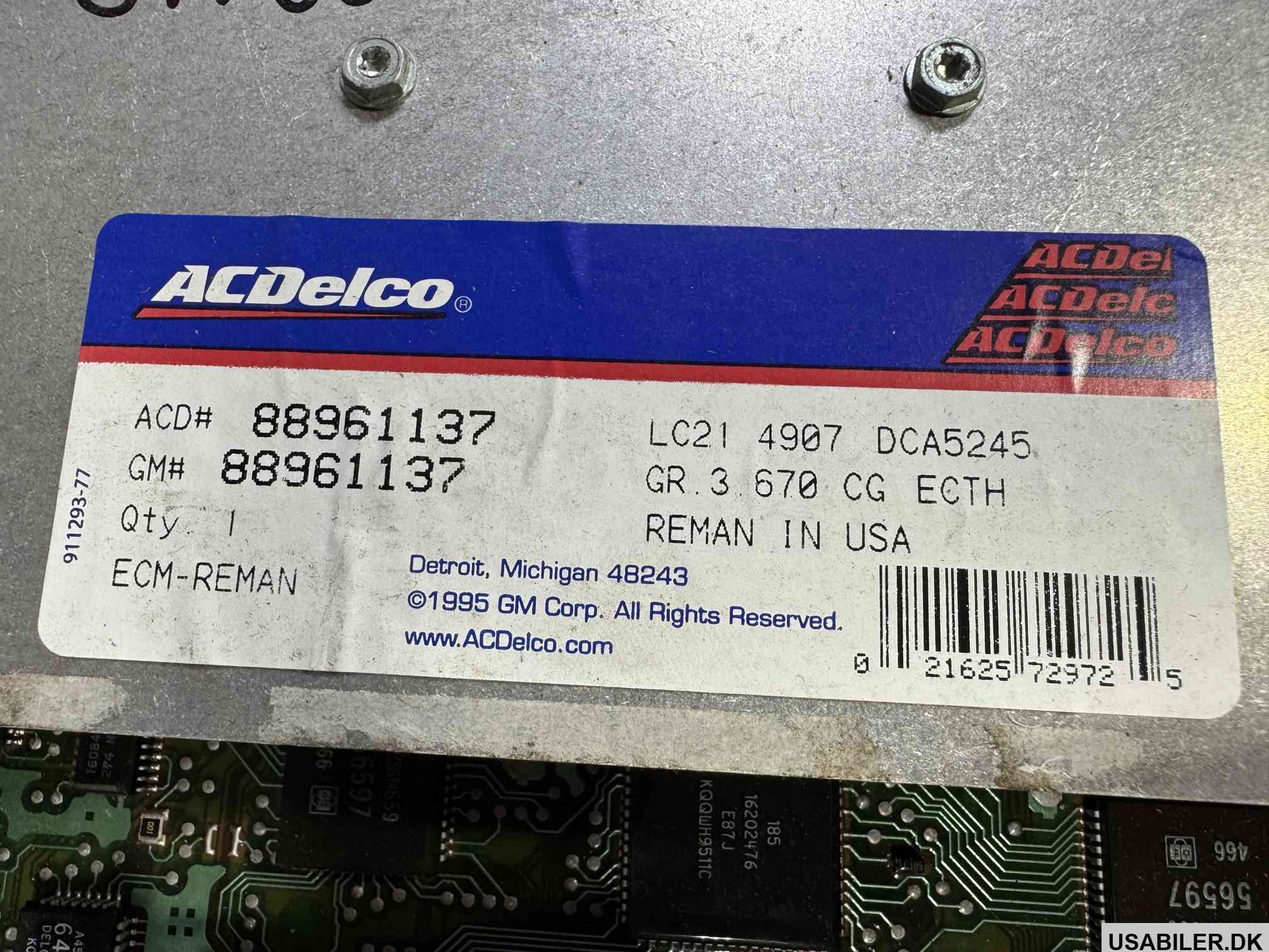 GM 88961137 Powertrain Control Module Assembly