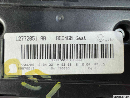 Cadillac BLS Climate Control Panel 12772051AA 28284010