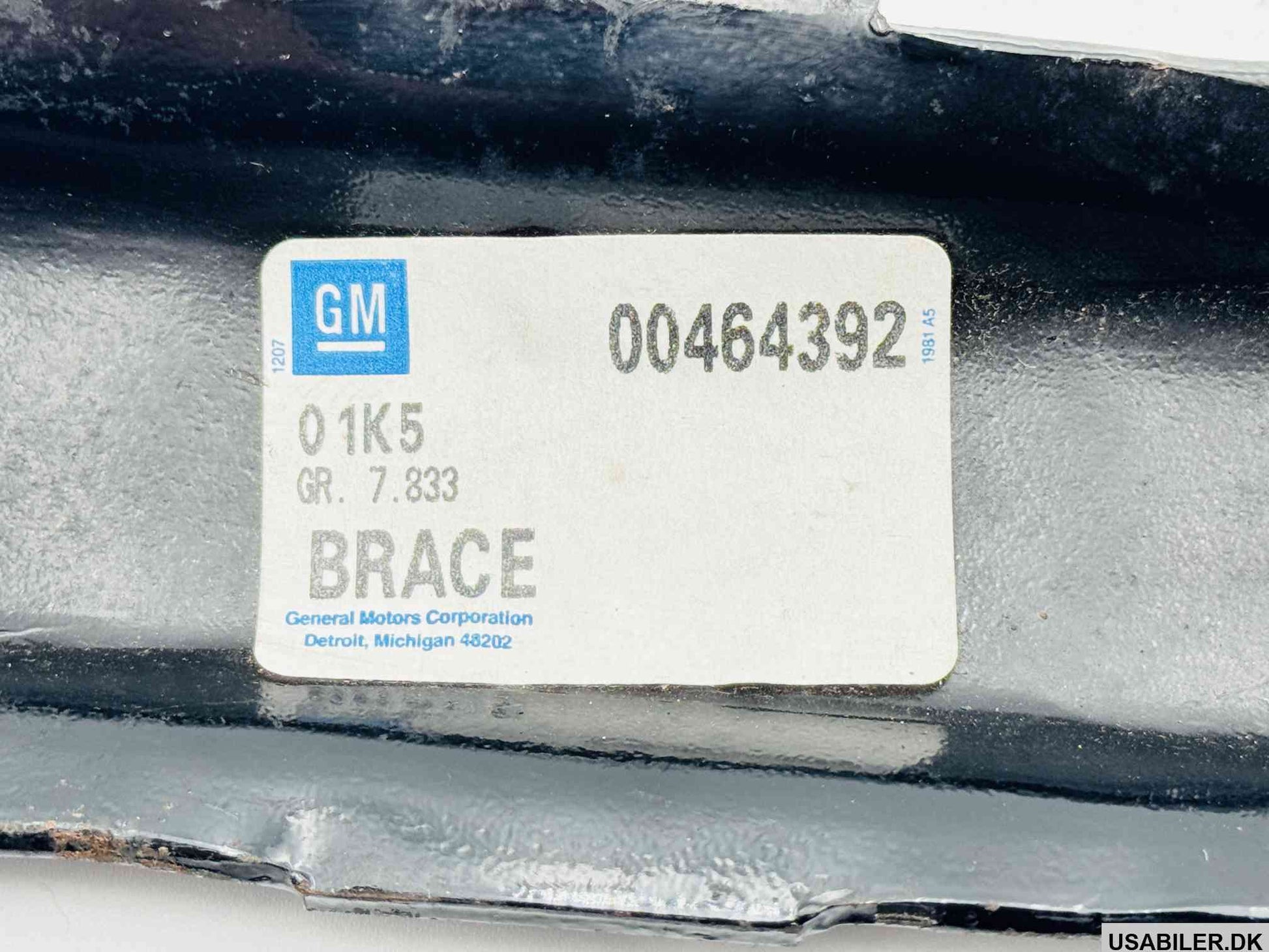 GM 00464392 Brace Assembly, Rear Bumper Imp Bar Outer