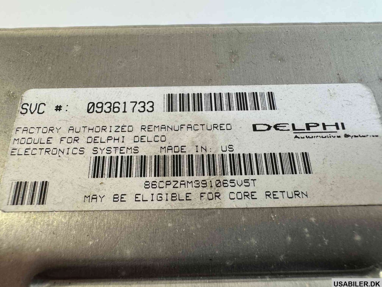 GM 09361733 Powertrain Control Module Assembly