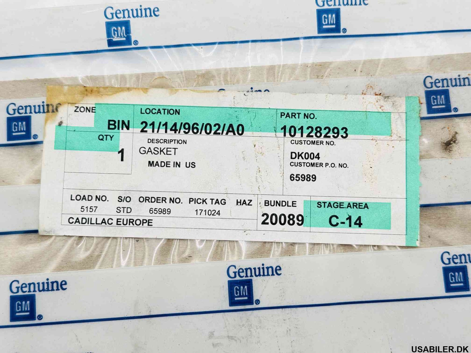 GM 10128293 Gasket,Engine Front Cover