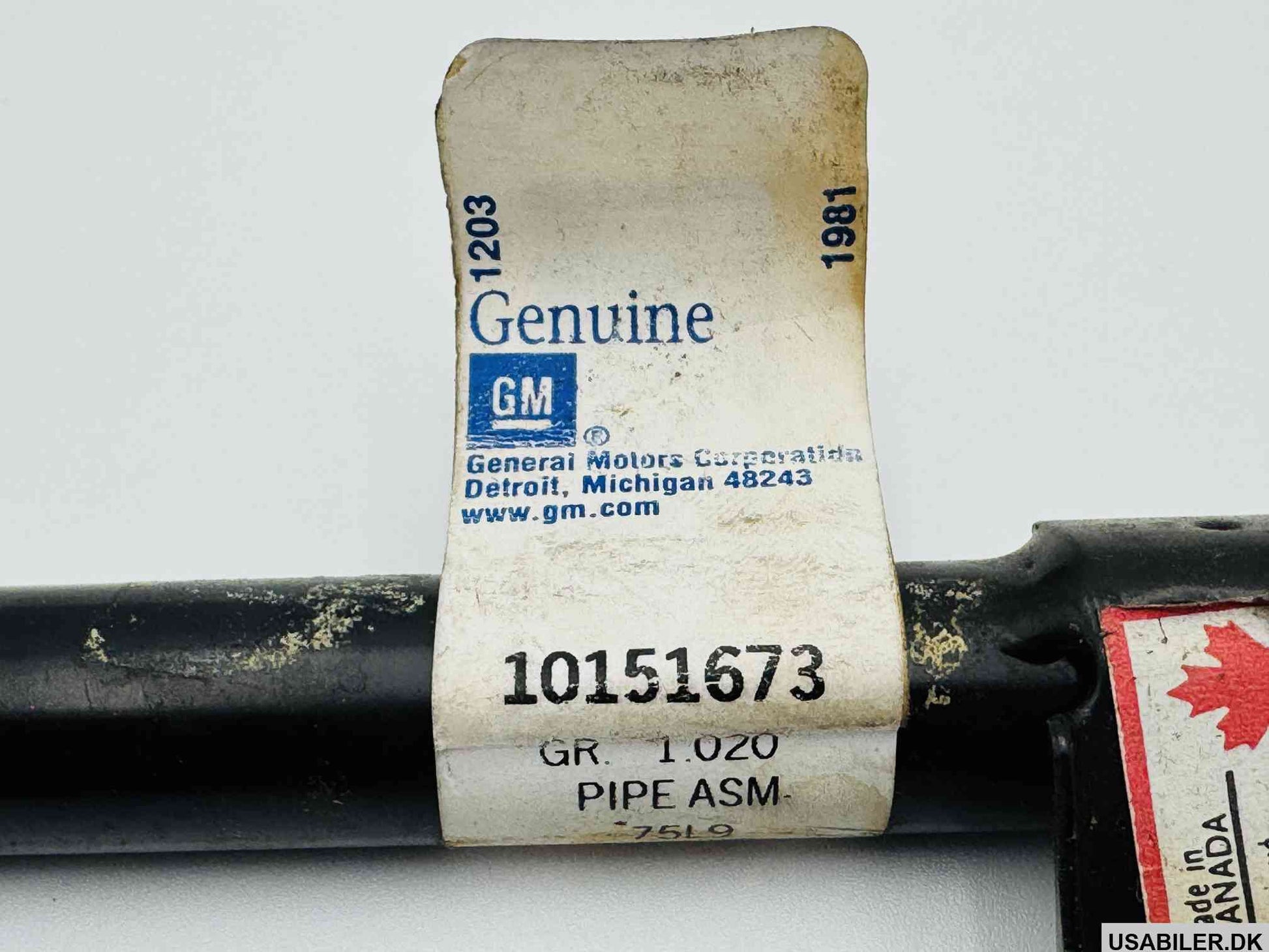GM 10151673 Thermostat Bypass Pipe Assembly