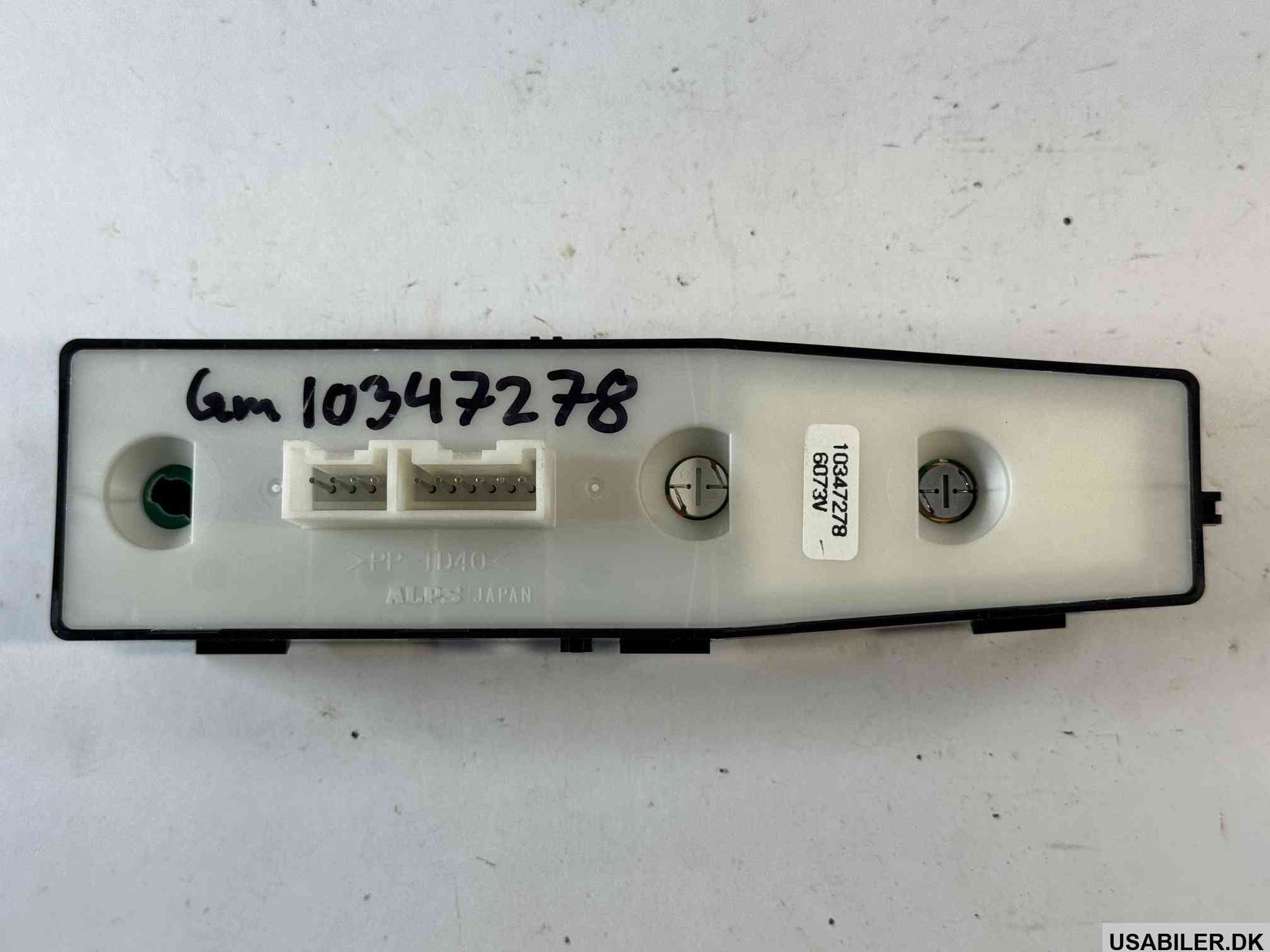 GM 10347278 Switch Assembly, Side Window (Master)