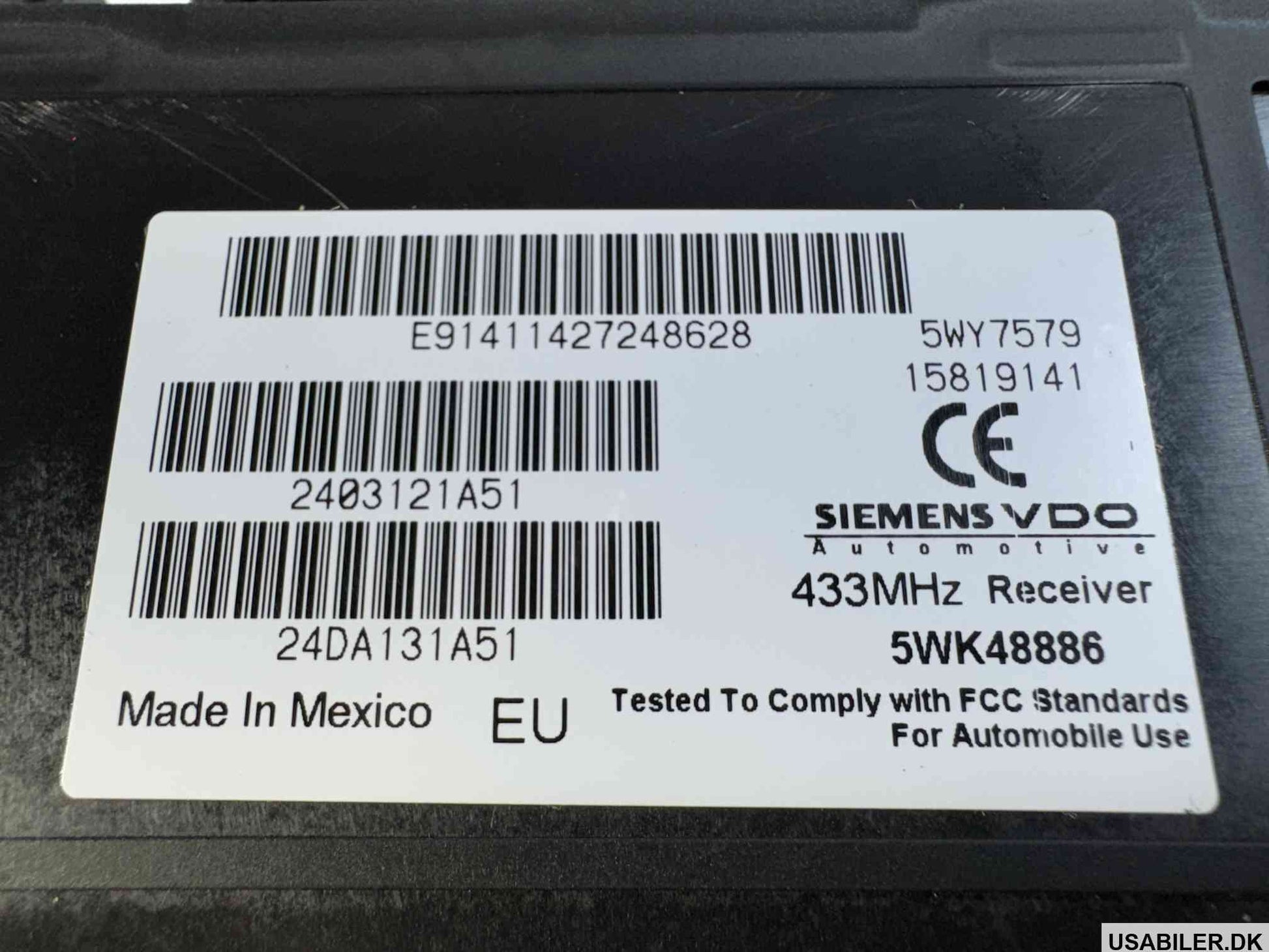 GM 10347465 Transmitter Assembly-R/Con Dr Lk & Theft Dtrnt