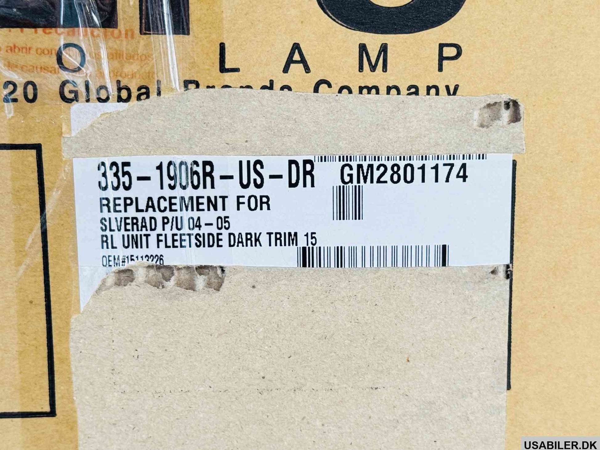 GM 15113226 Lamp Assembly, Tail