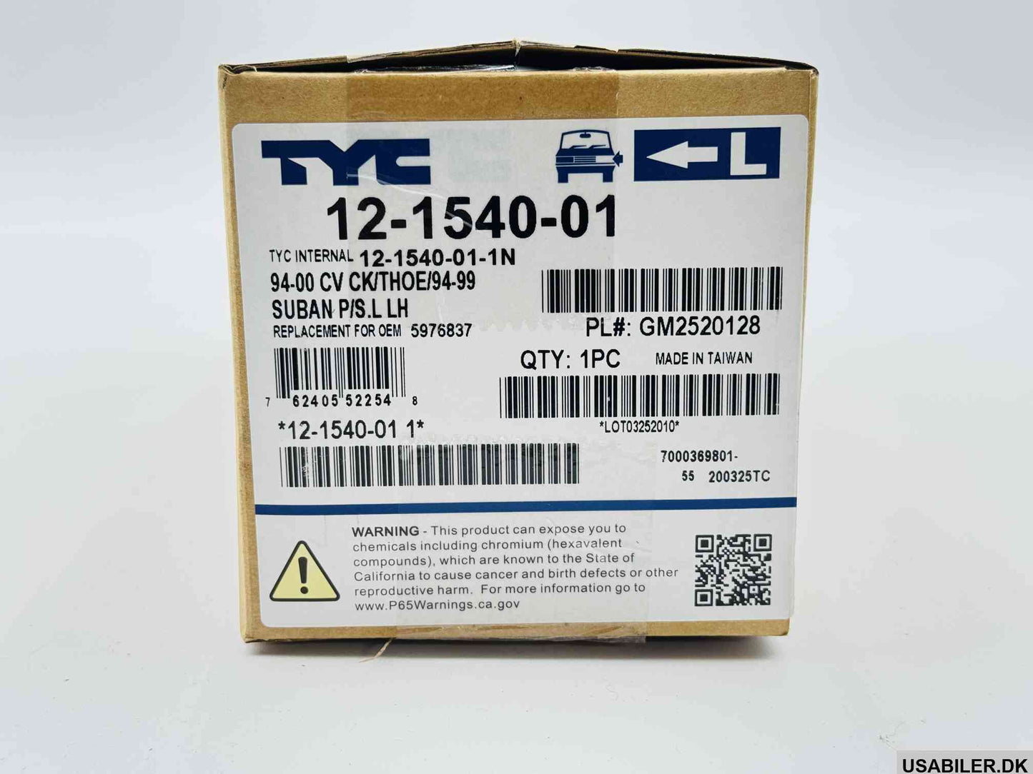 GM 5936837 GM2520128  Park Lamp LH