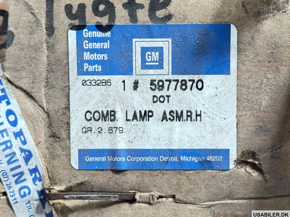 GM 5977870 Tail Lamp