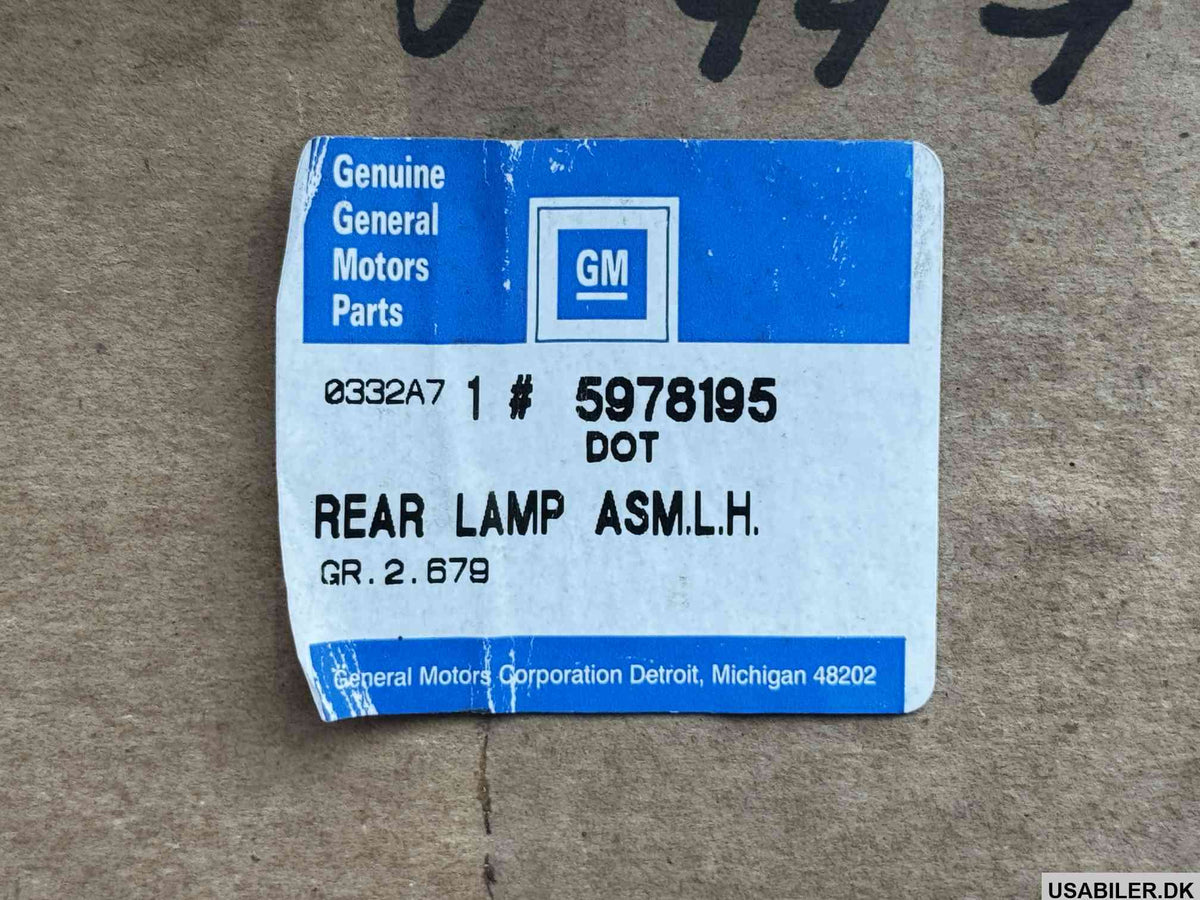 GM 5978195 Tail Lamp