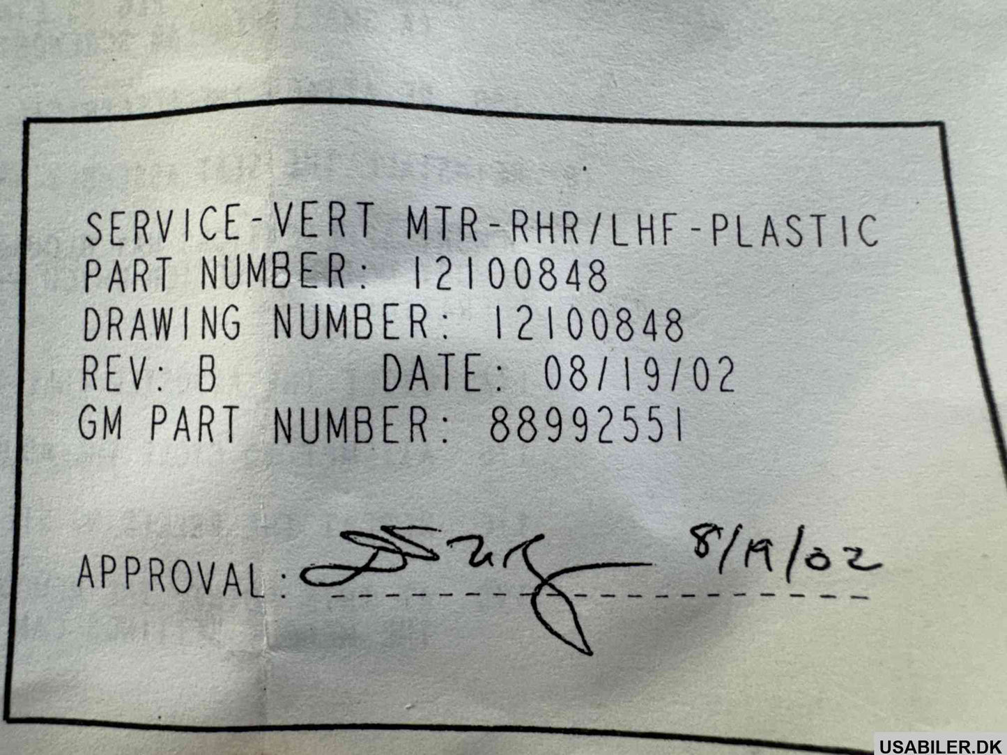 GM 88992551 Motor Asm,Driver Seat Adjuster Actuator