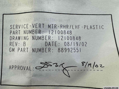 GM 88992551 Motor Asm,Driver Seat Adjuster Actuator