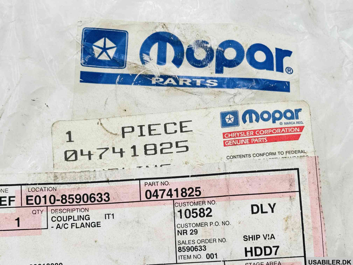 MOPAR 04741825 Clutch Piece A/C Compressor