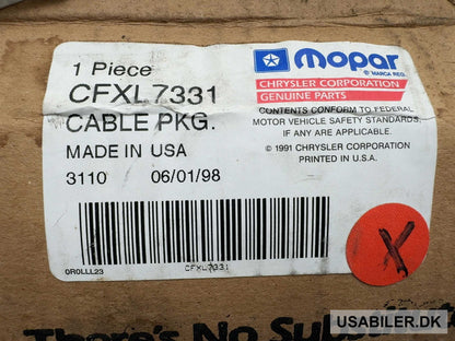 MOPAR CFXL7331 Park Interlock Cable
