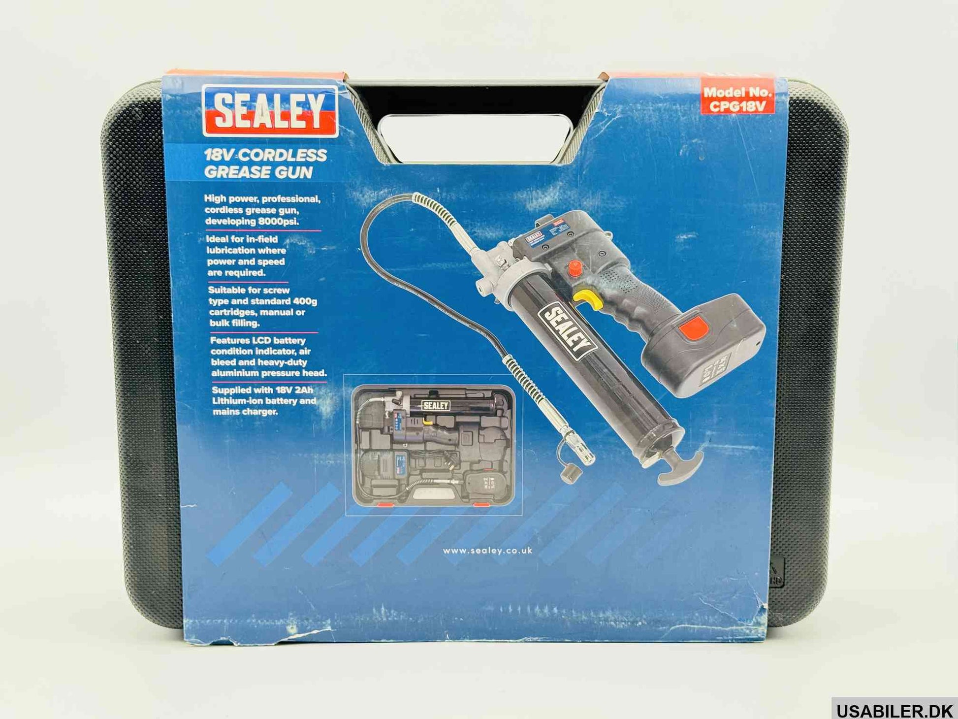 SEALEY CPG18V Cordless Grease Gun 18v
