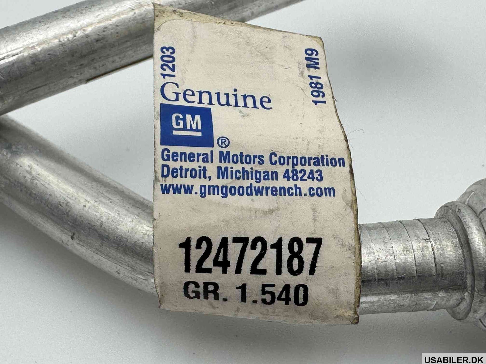 GM 12472187 Engine Oil Cooler Inlet Hose Assembly