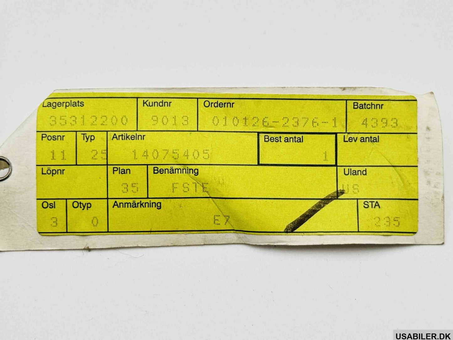GM 14075405 Bracket, Front Bumper Impact Bar Outer L.H.