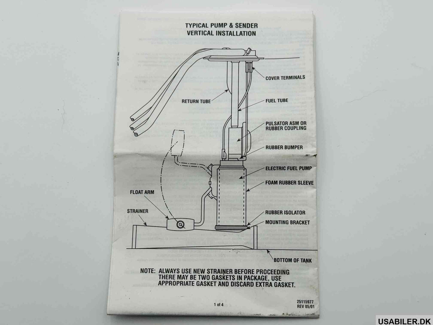 GM 19111408 Fuel Tank Meter/Pump