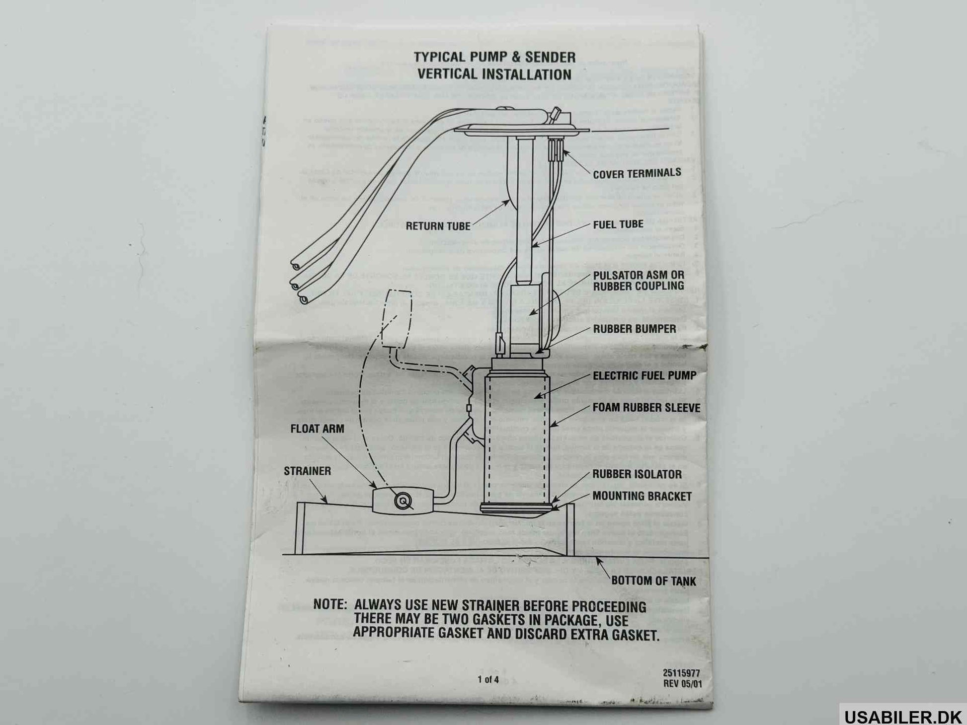 GM 19111408 Fuel Tank Meter/Pump