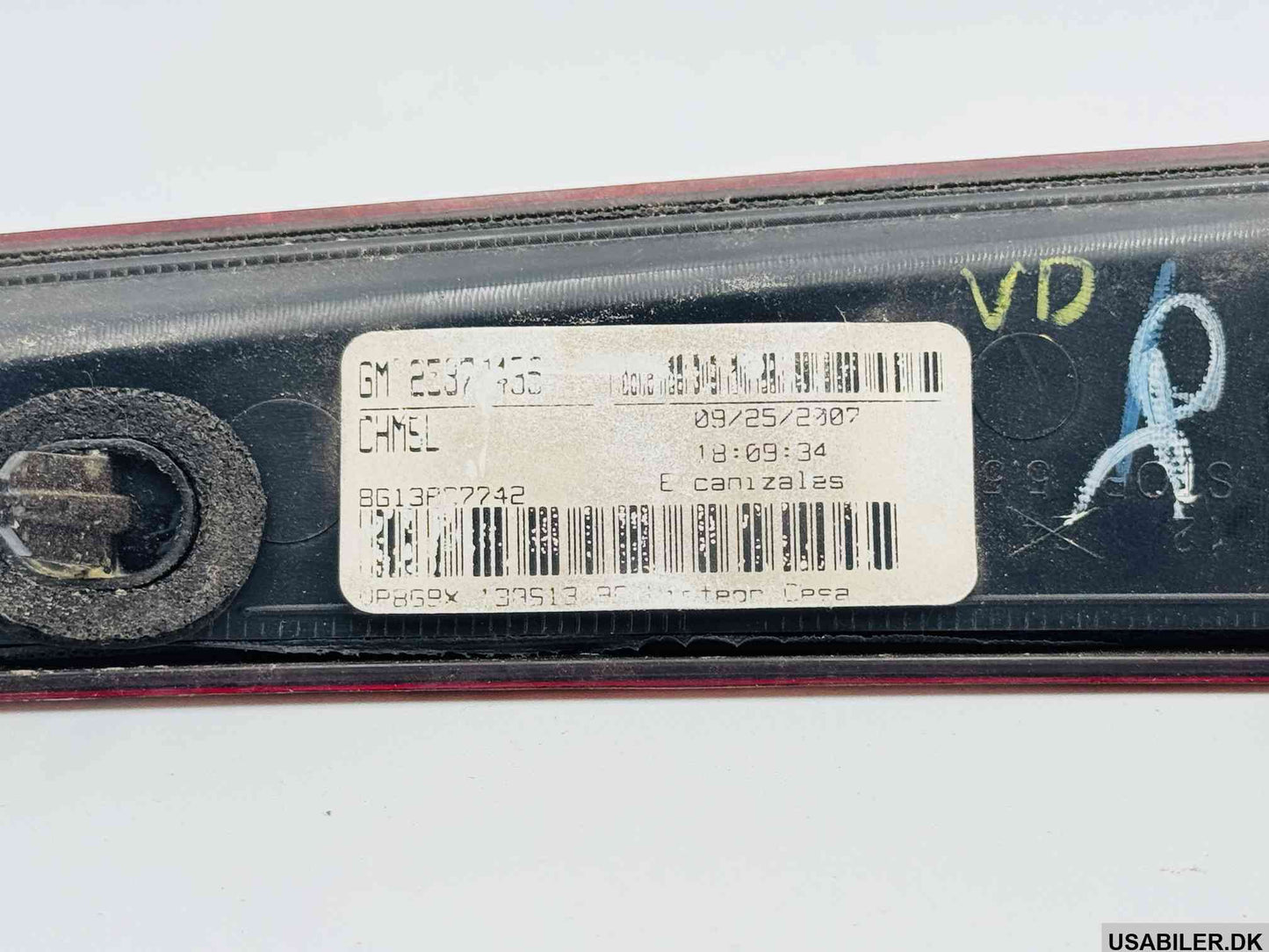GM 25877435 Lamp Assembly, High Mount Stop     ***DEN SAMME VARE SOM NR. 544***