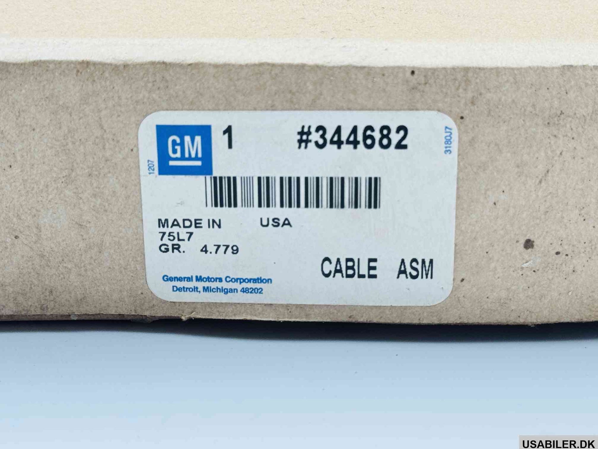 GM 344682 Cable, Parking Brake Front