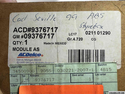 GM 09360979 Control Module 