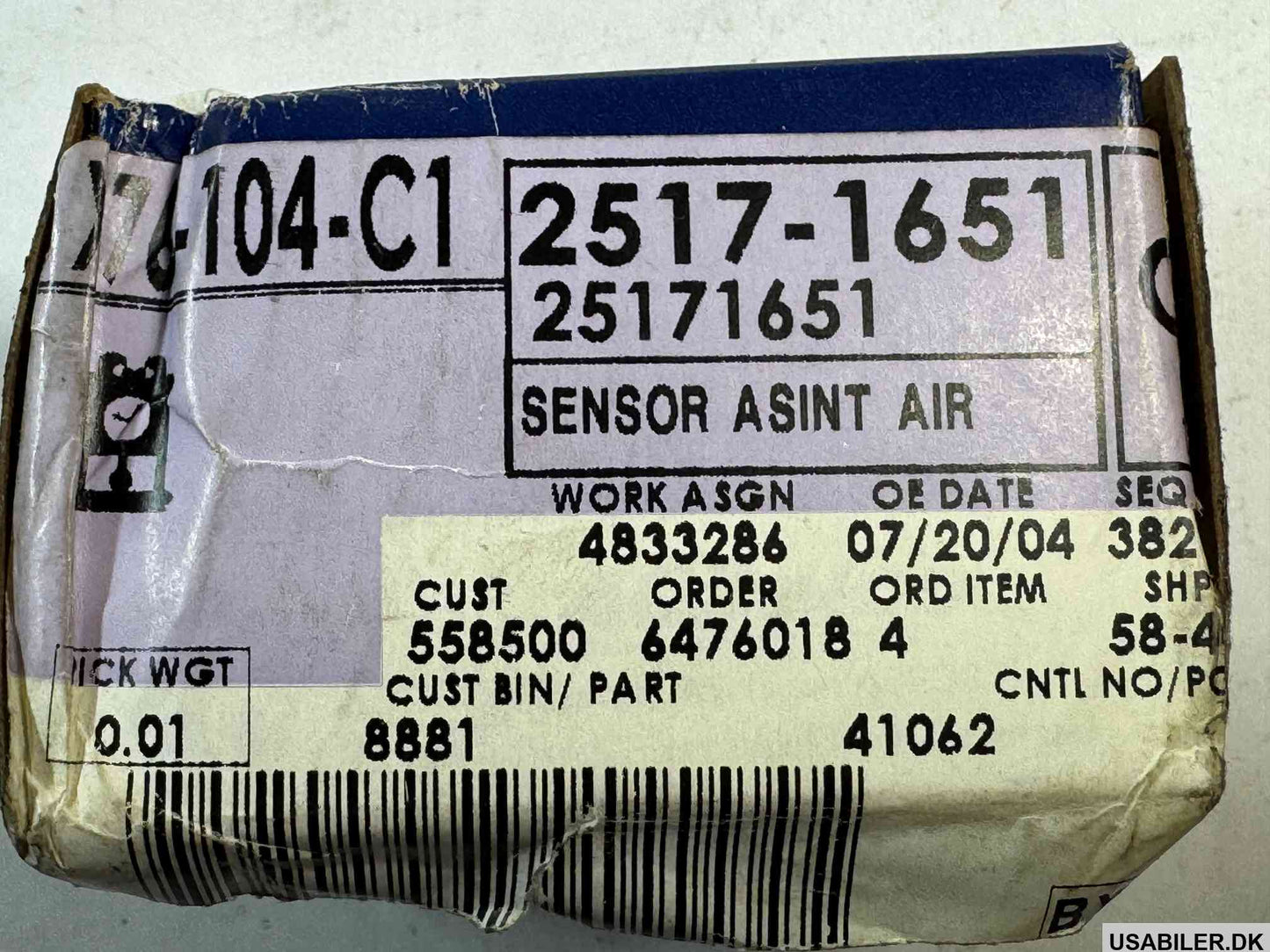 GM 12110320 Sensor Asm,Intake Air Temperature