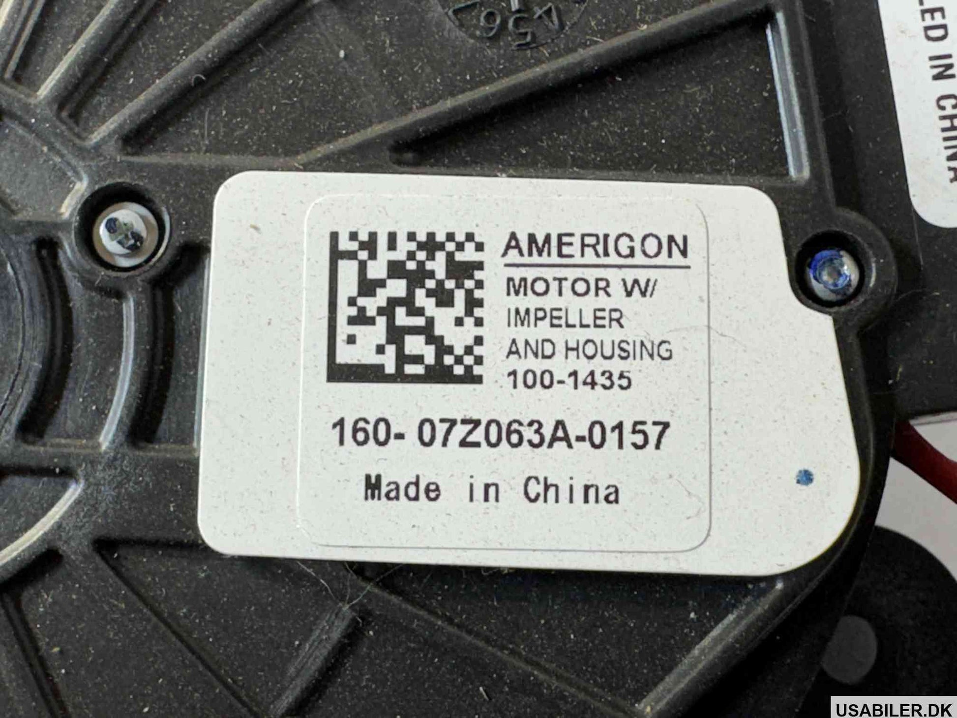 GM 15232557 Blower,Driver Seat Back Ventilation Heat & Coolant