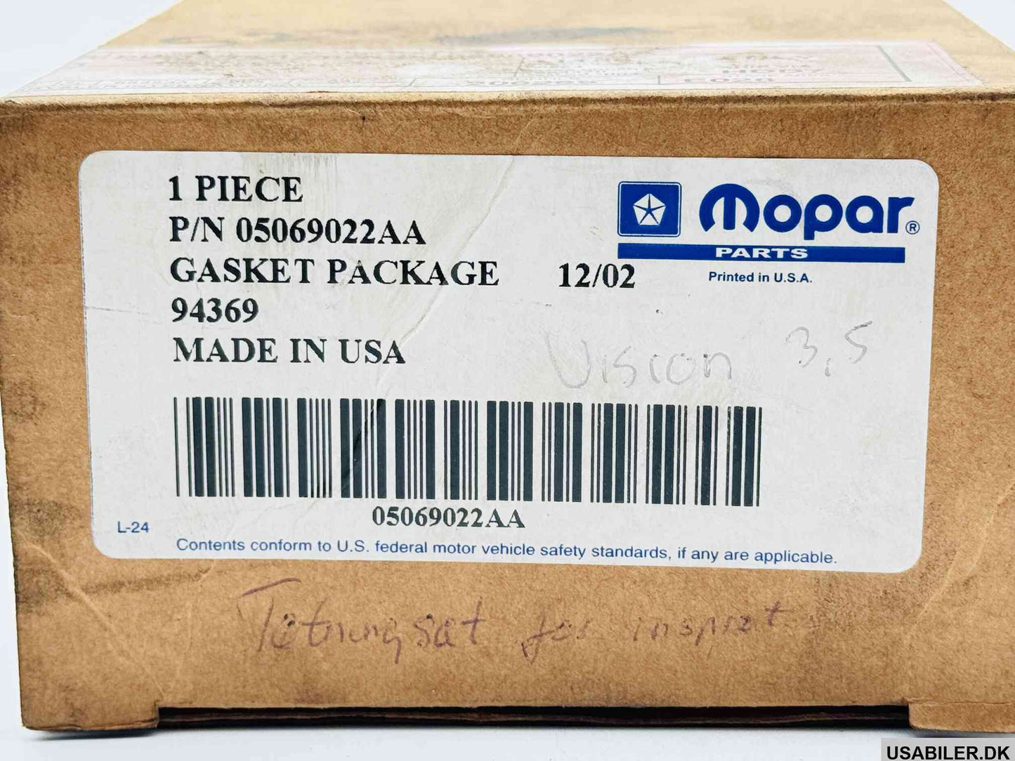 MOPAR 05069022AA Intake Manifold Gasket