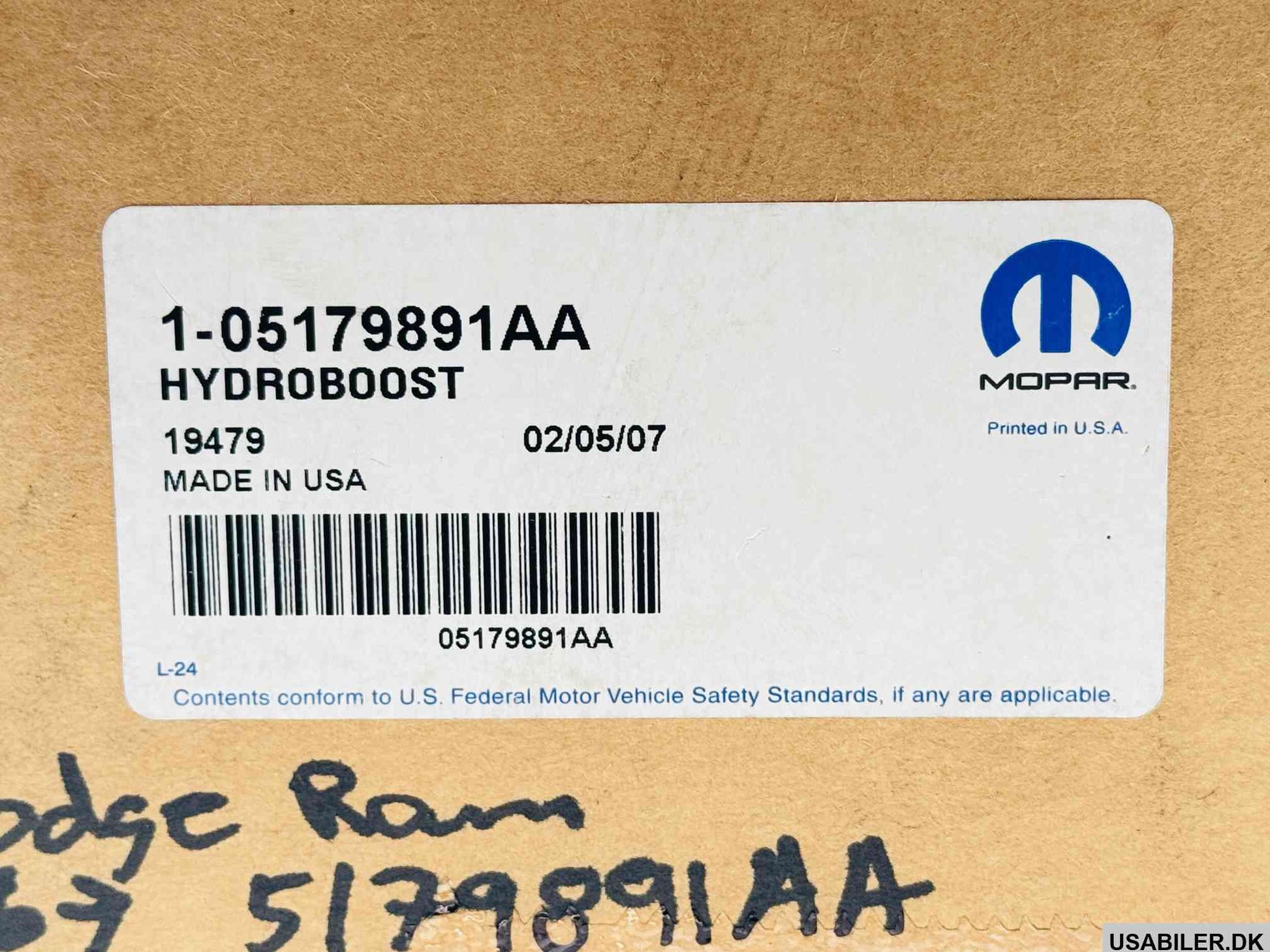 MOPAR 05179891AA Hydro-booster, Power Brake